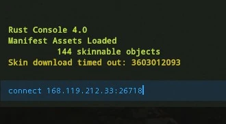 rust join server with ip