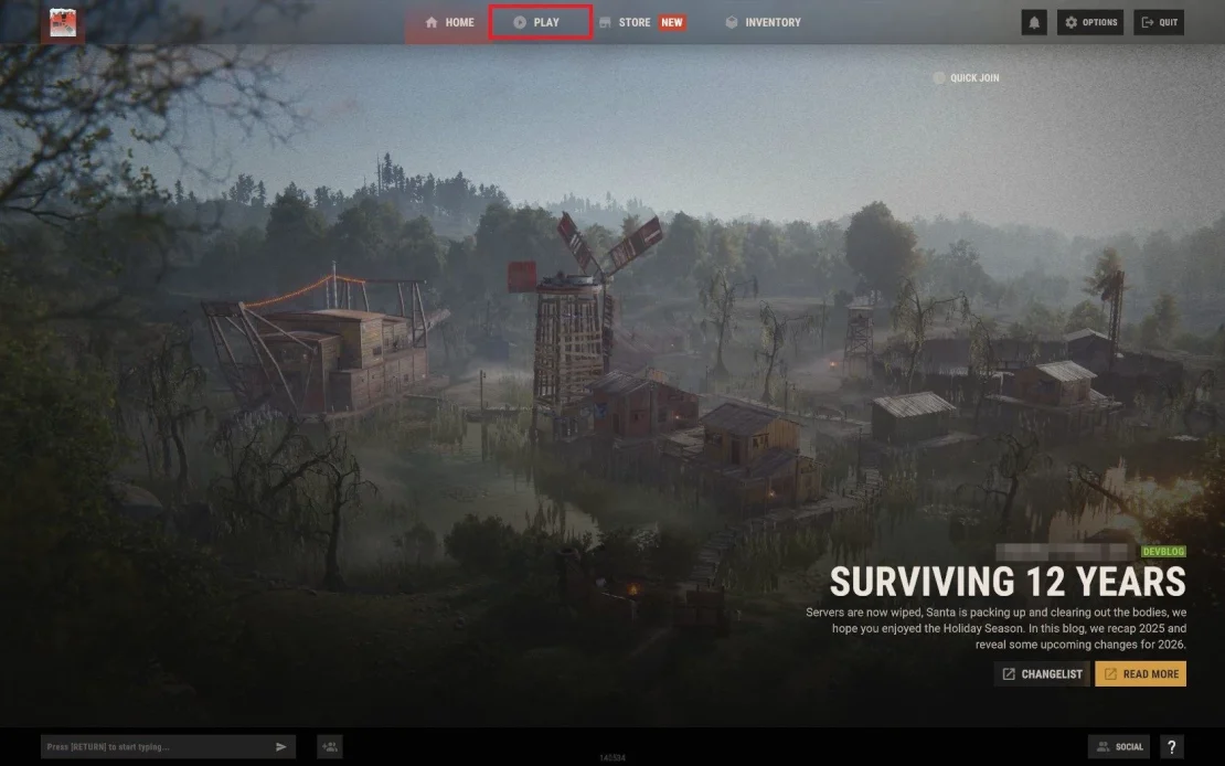 rust main menu
