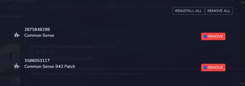 servers4gamers remove mods
