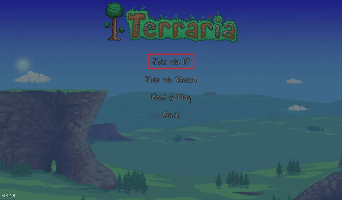 terraria join via ip