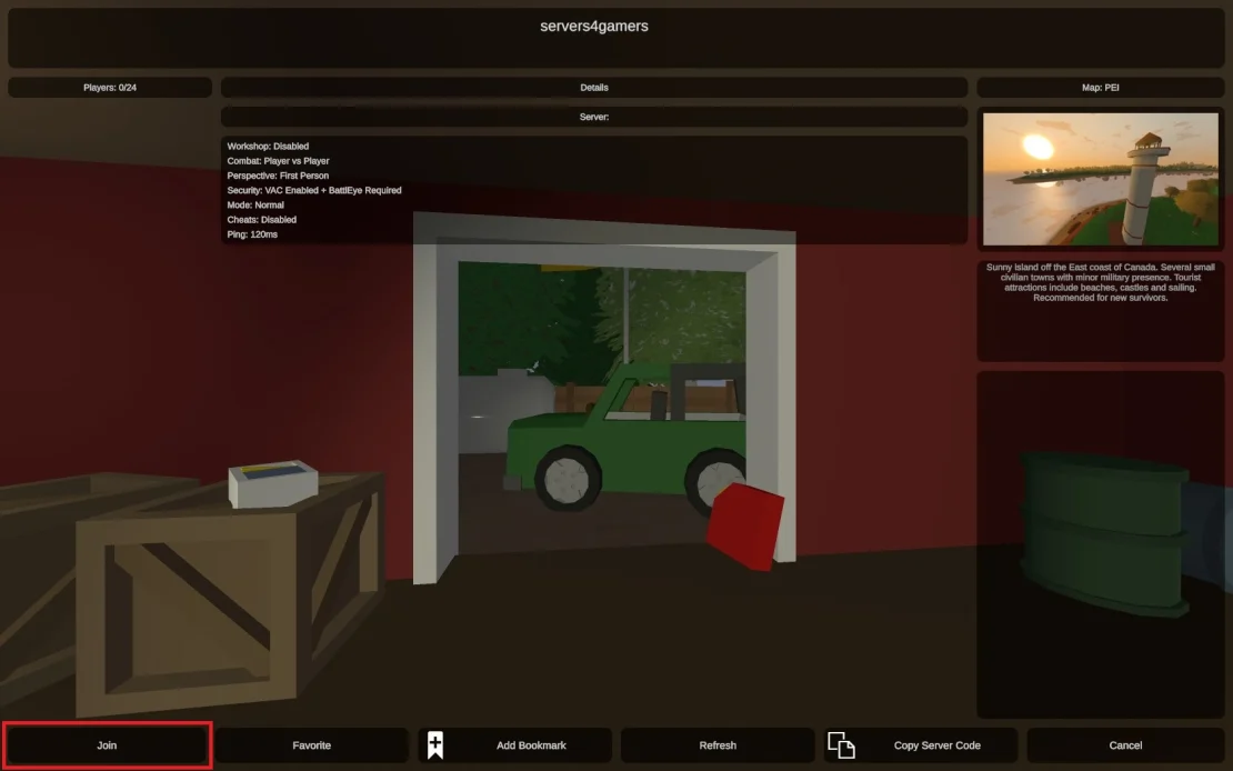 unturned server join