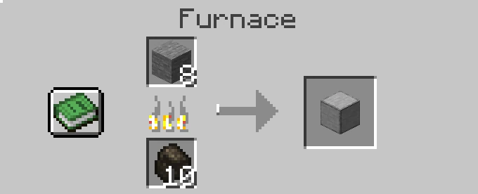 smelting stone into smooth stone minecraft