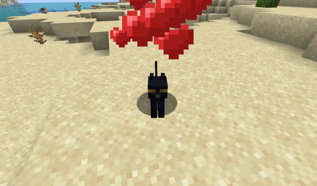tamed cat minecraft