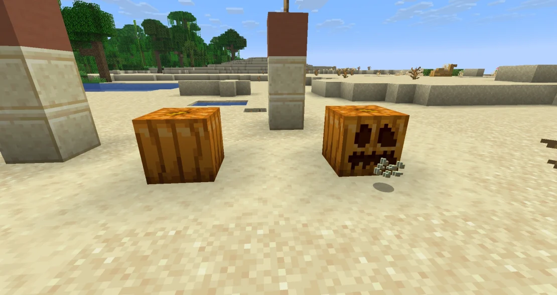 carved pumpkin minecraft