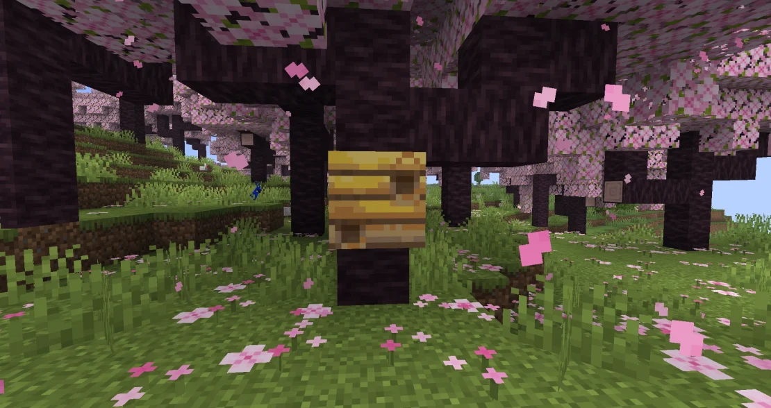 empty bee nest minecraft