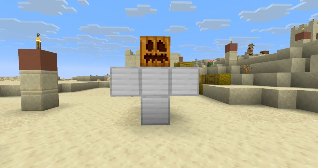 iron golem build minecraft