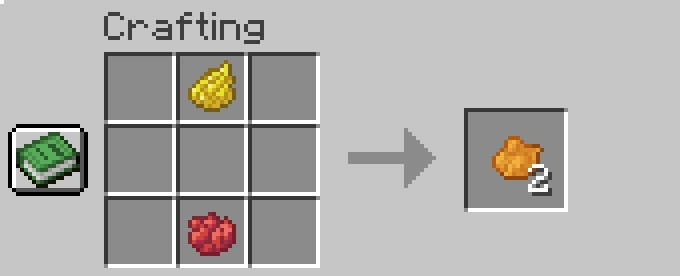 orange dye recipe in minecraft