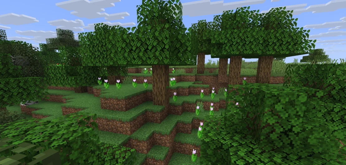 flower forest biome minecraft