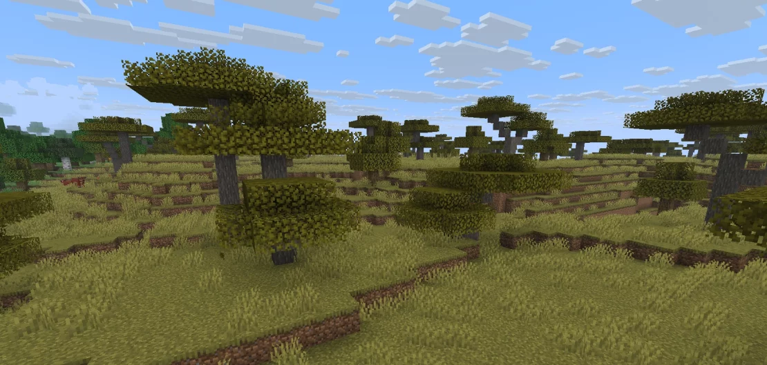 savanna biome minecraft