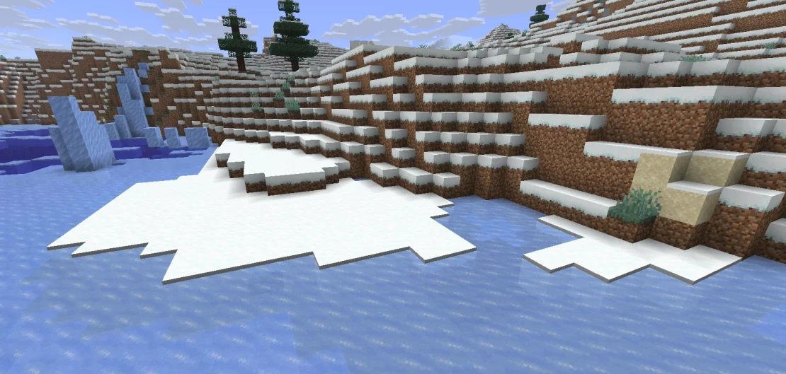 snowy beach biome minecraft