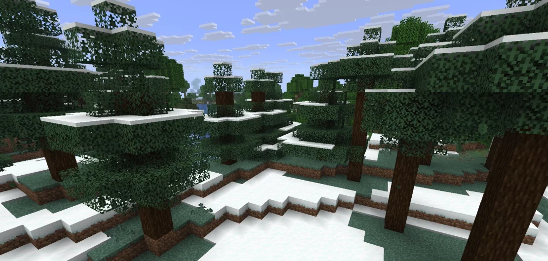 snowy taiga biome minecraft