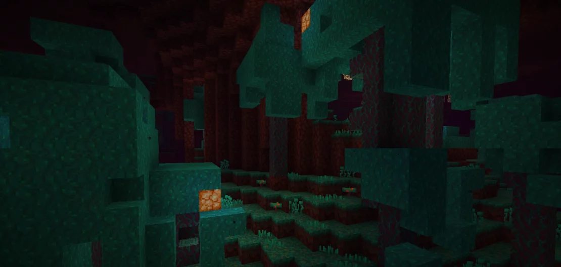 warped forest biome minecraft