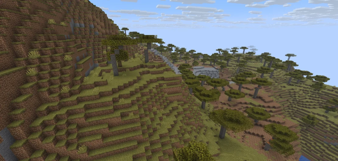 windswept savanna biome minecraft