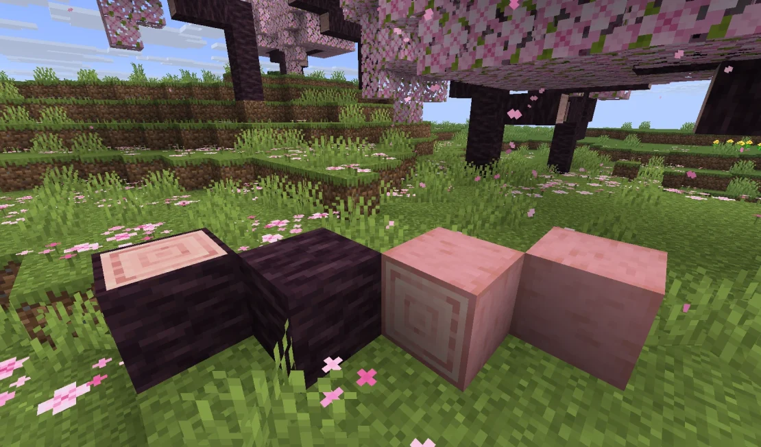 cherry wood minecraft