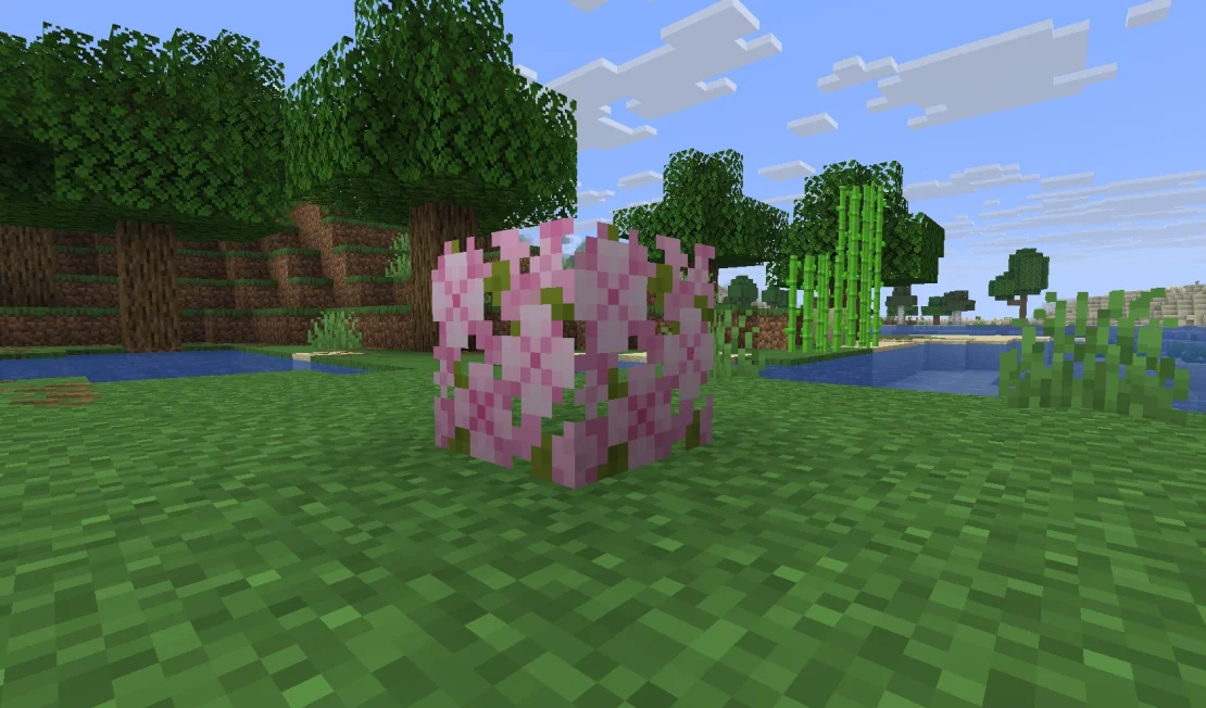 cherry leaves minecraft