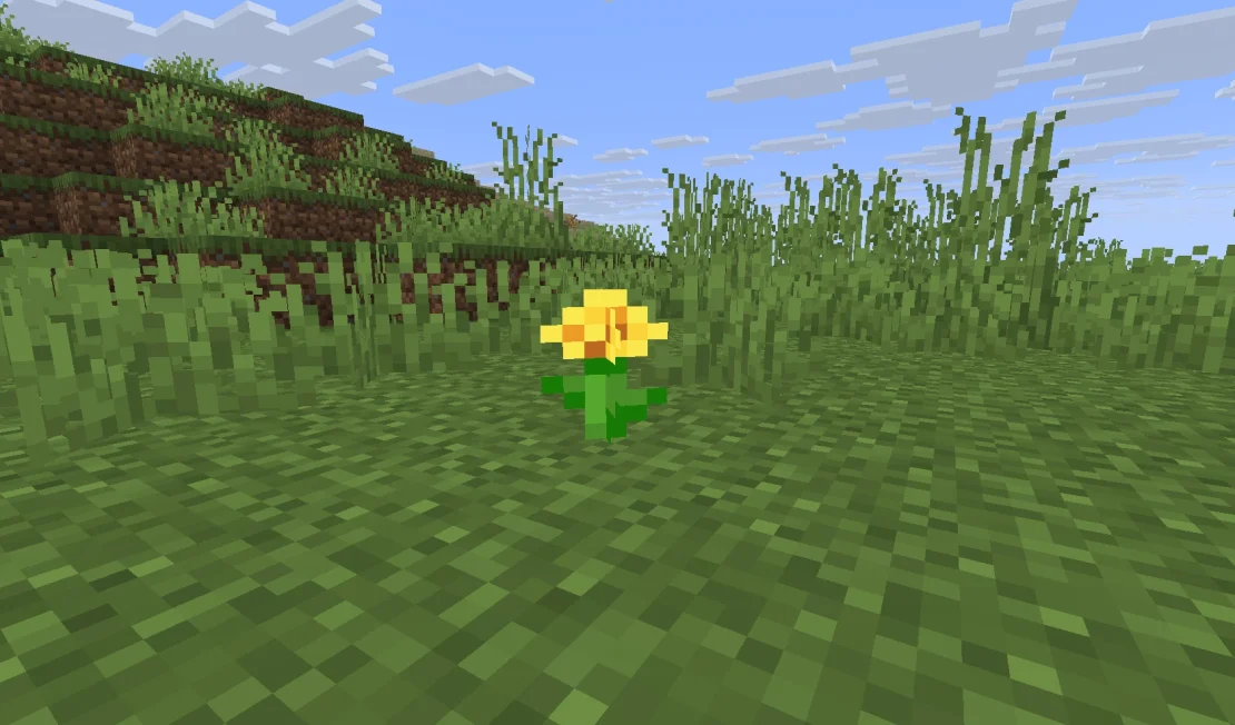 dandelion flower minecraft