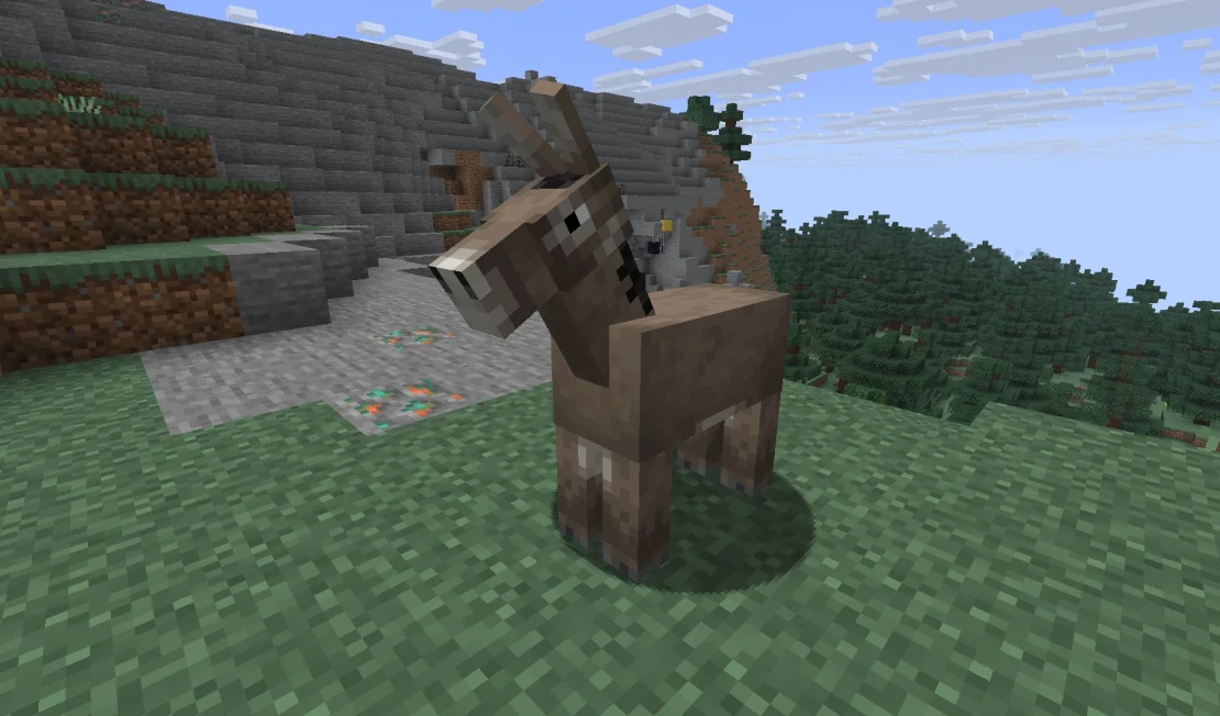 donkey mob minecraft