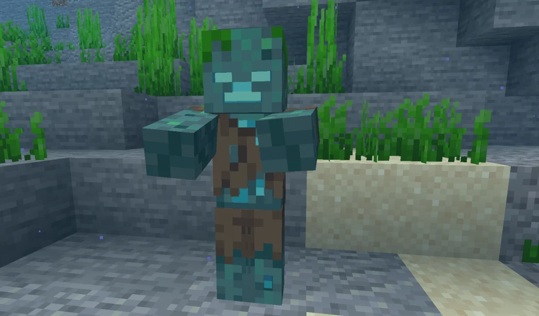 drowned mob minecraft