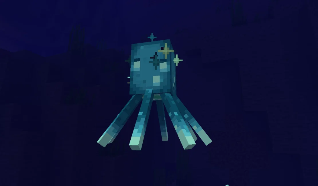 glow squid mob minecraft