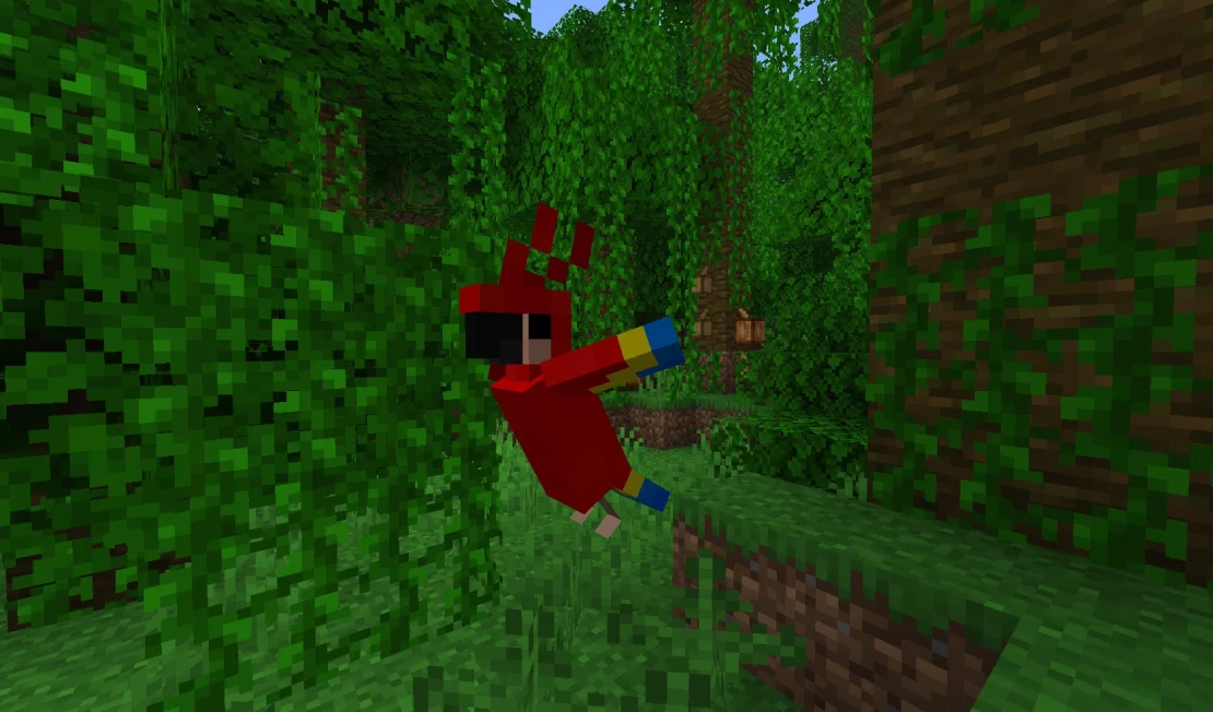parrot mob minecraft