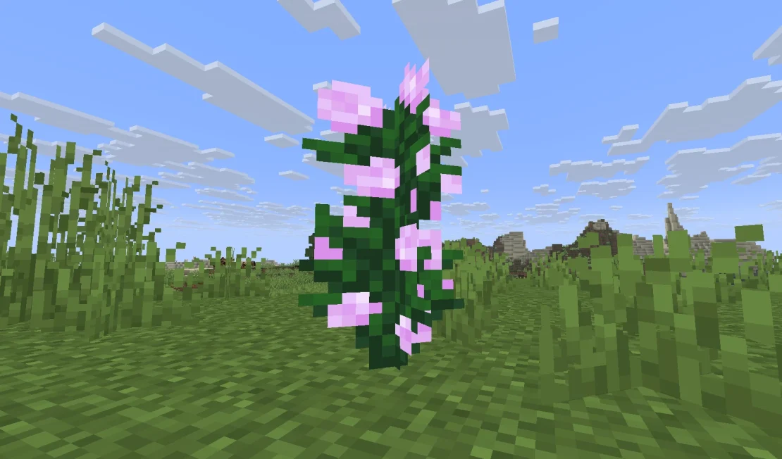 peony flower minecraft