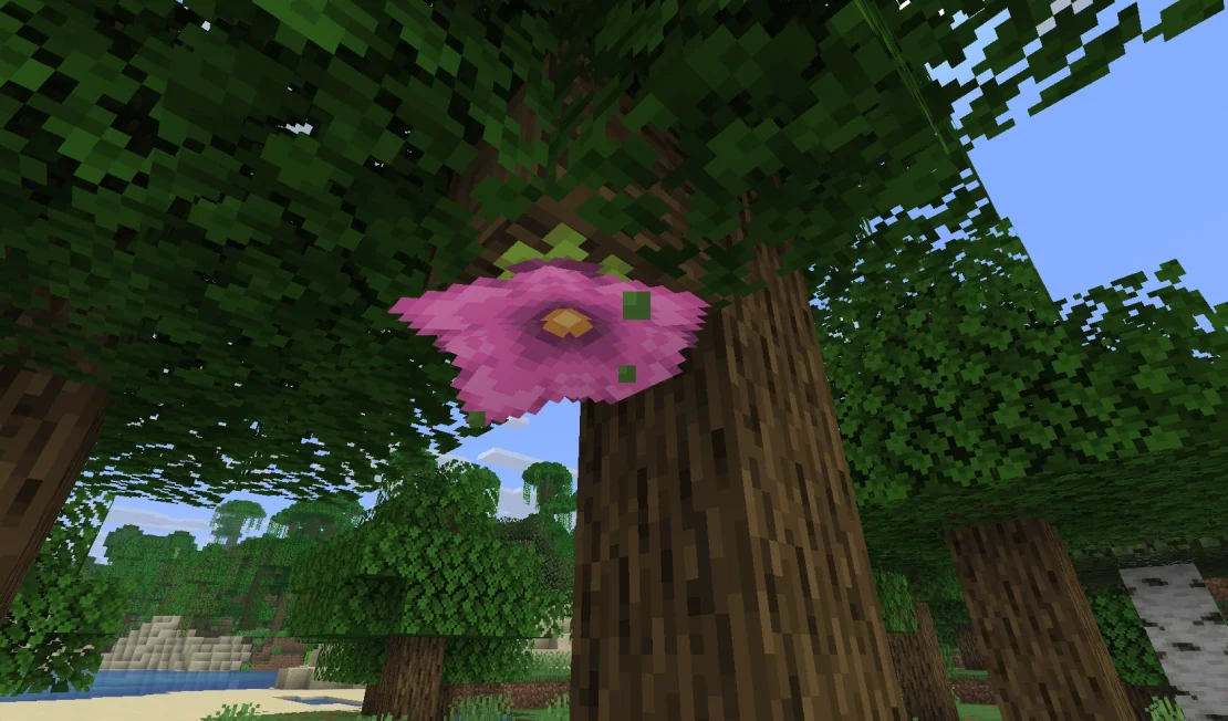 spore blossom flower minecraft