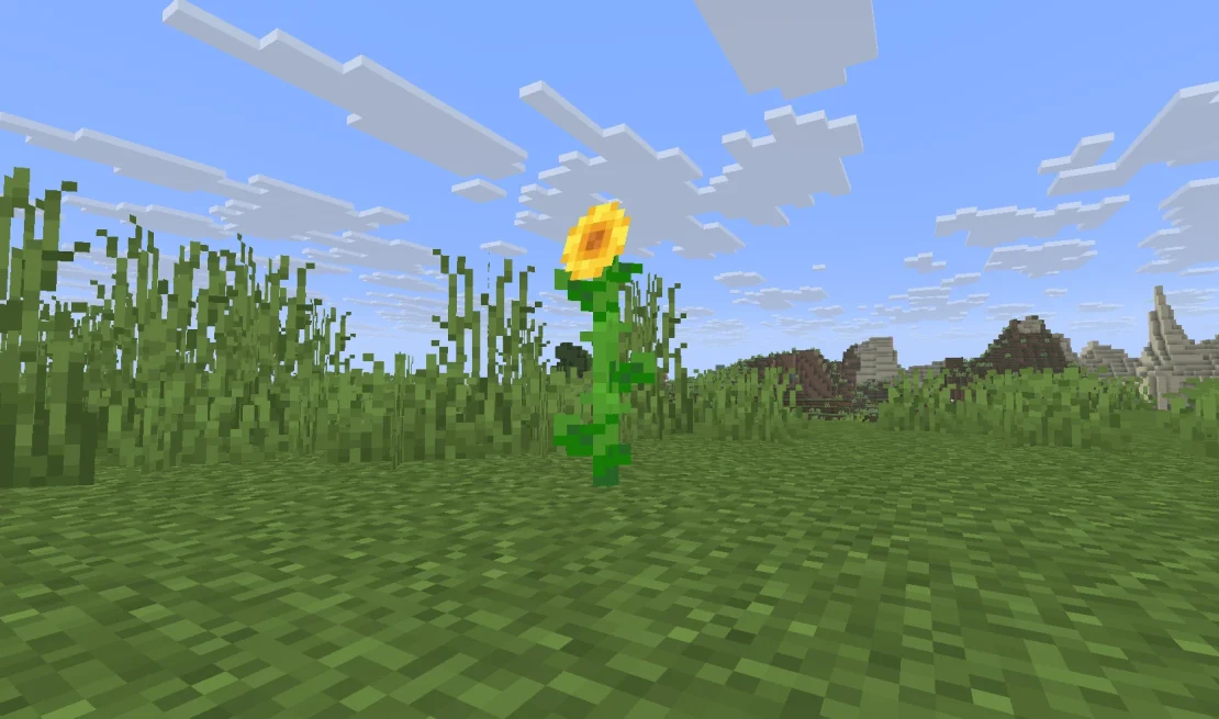 sunflower flower minecraft