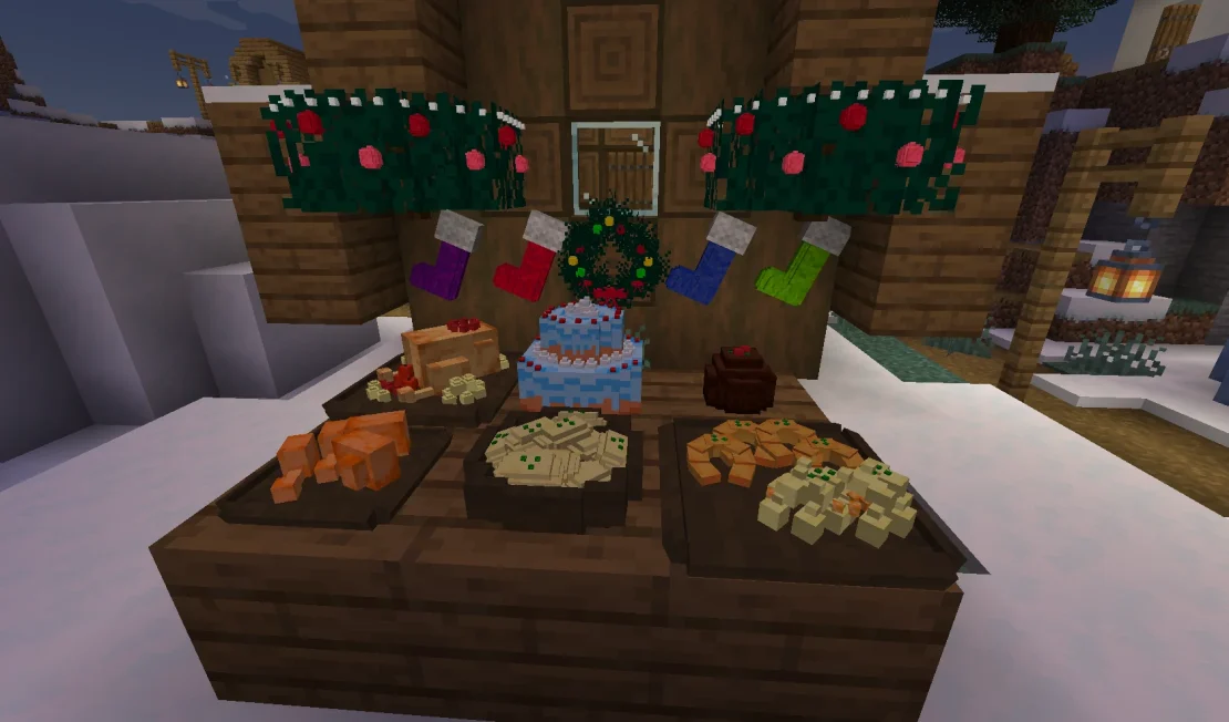 christmas culinary and decorations mod minecraft