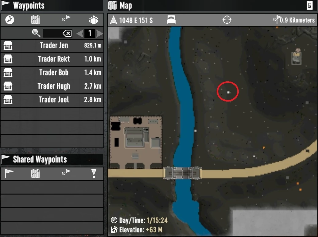 nitrate powder color on map