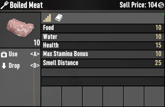 boiled meat 7 days to die