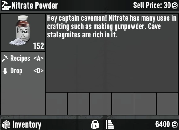 nitrate powder 7 days to die