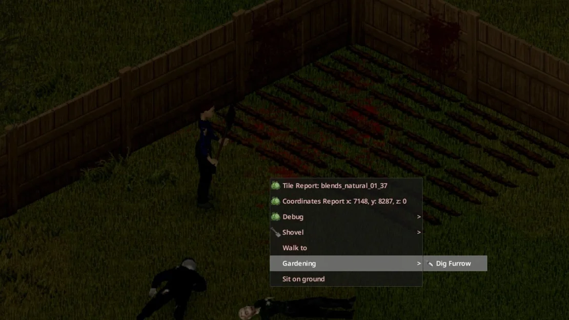 project zomboid dig furrow