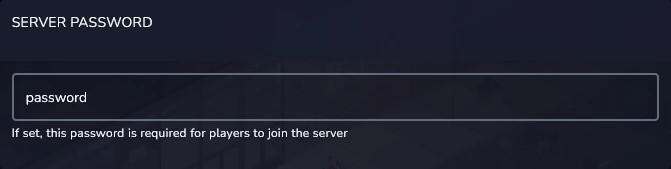 project zomboid server password