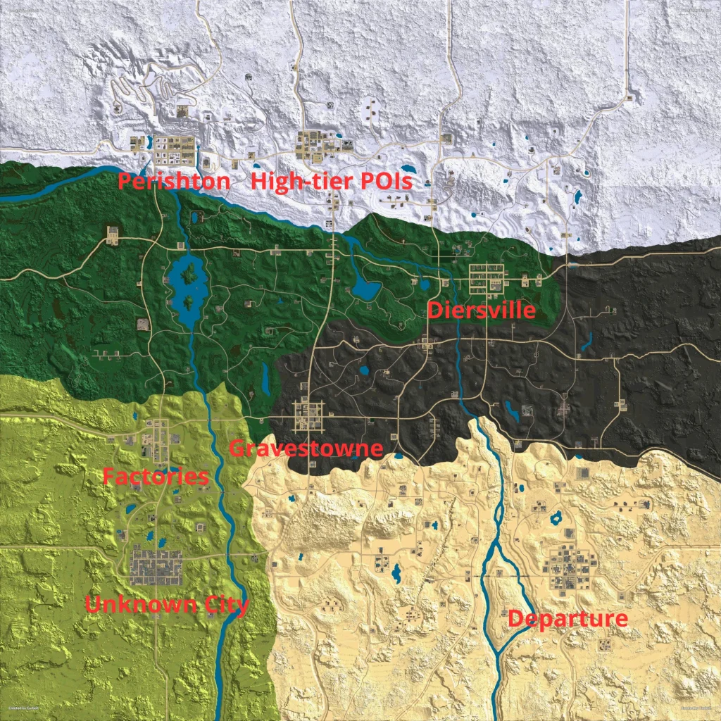 7 days to die cities map