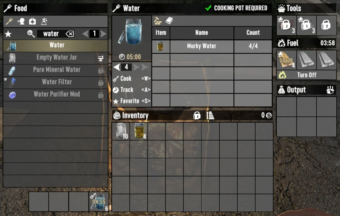 7 days to die clean murky water