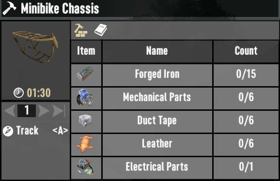 7 days to die minibike chassis