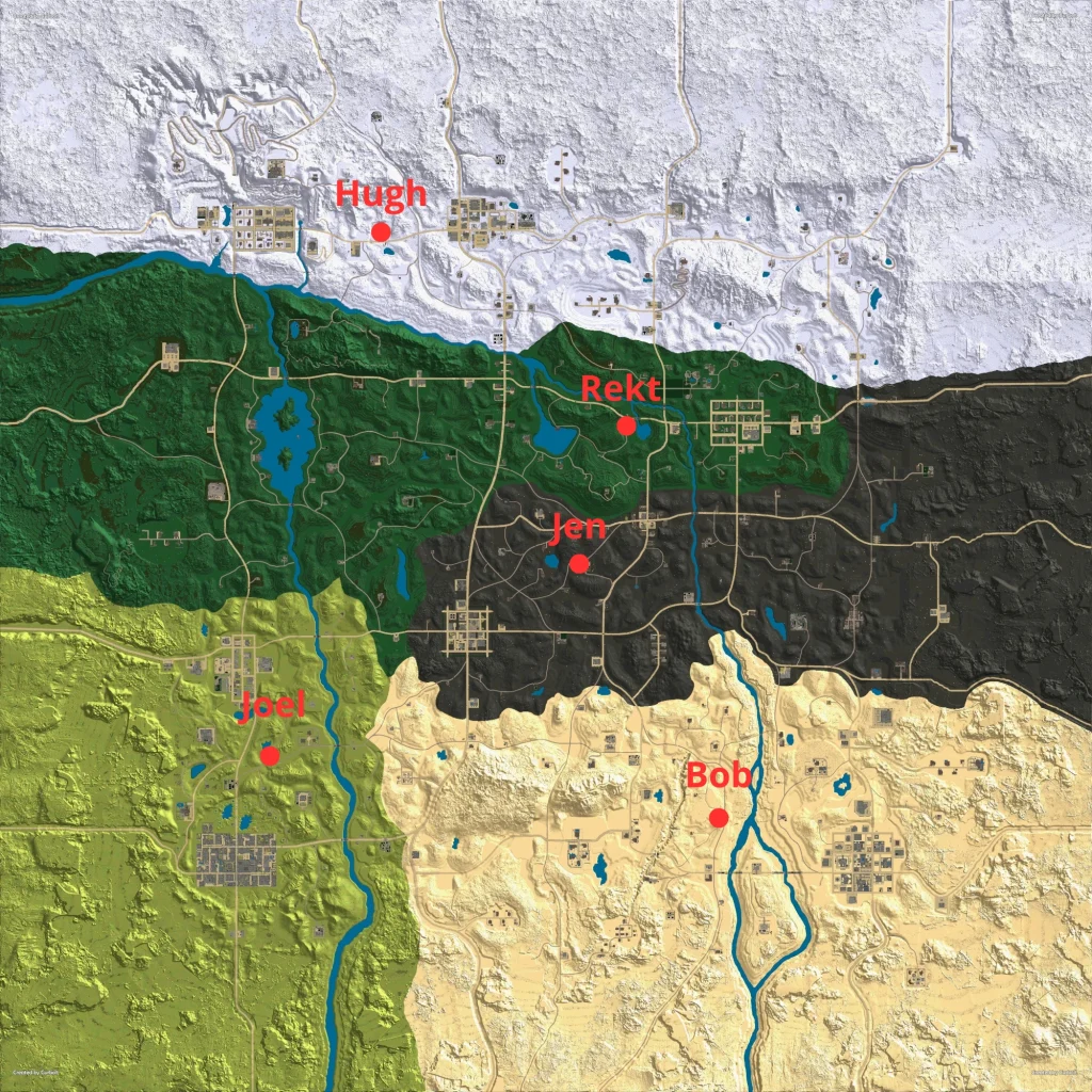 7 days to die traders locations on map