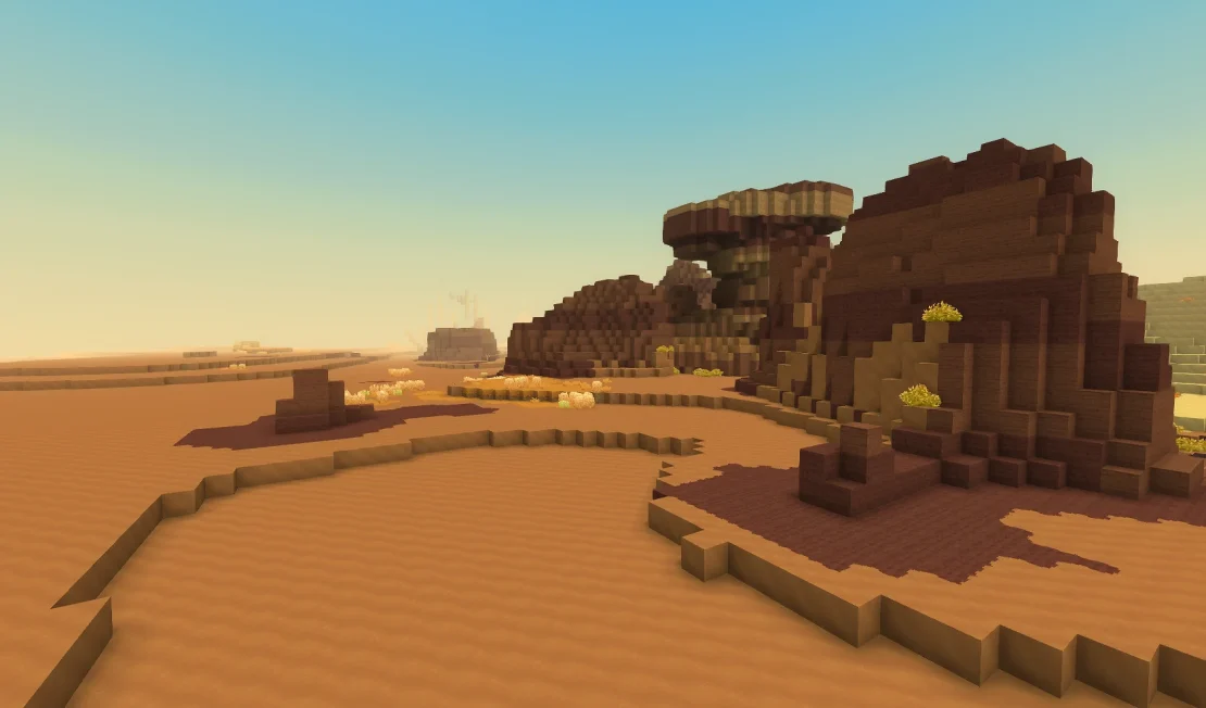 badlands biome hytale