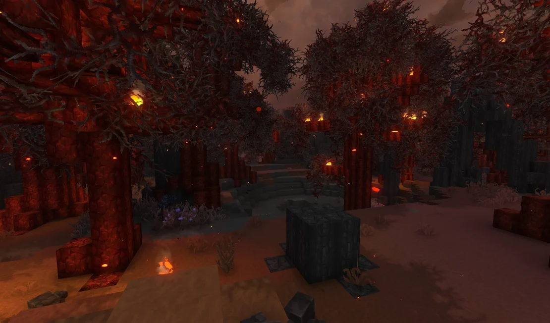 charred woodland biome hytale