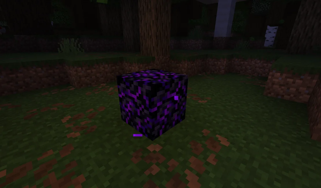 crying obsidian block minecraft