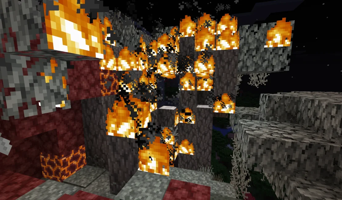 fire minecraft