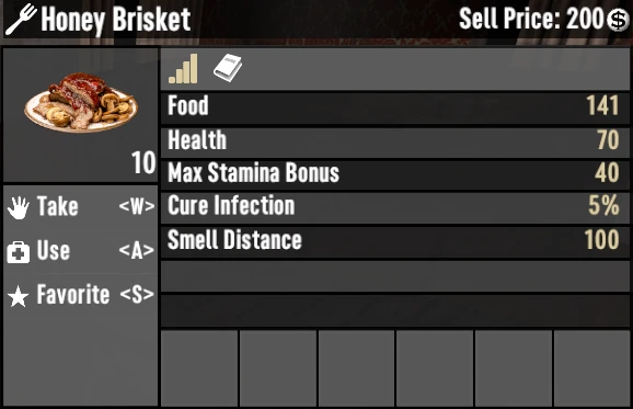 honey brisket 7 days to die