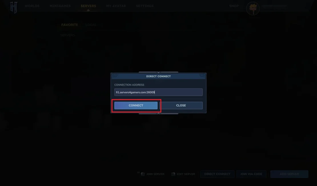 hytale join server with ip