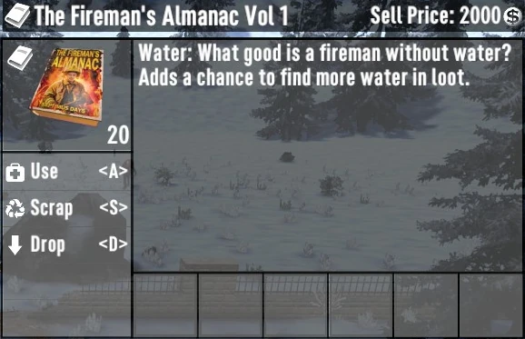 the fireman's almanac 7 days to die
