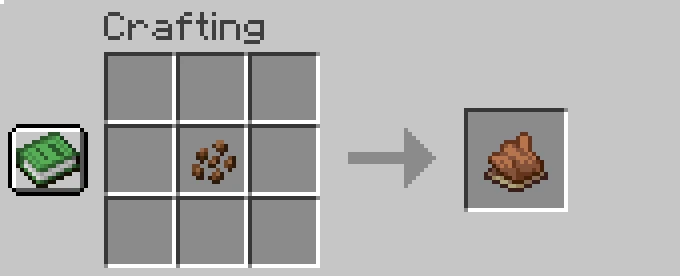 brown dye crafting recipe minecraft