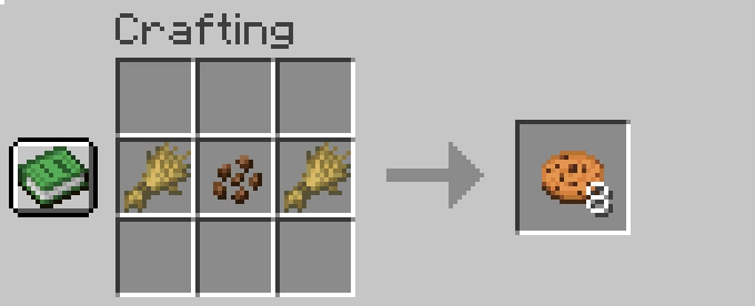 cookie crafting recipe minecraft
