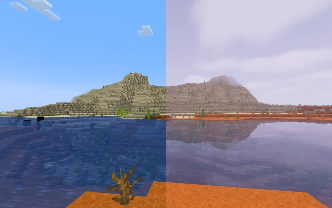 pastel shaders minecraft