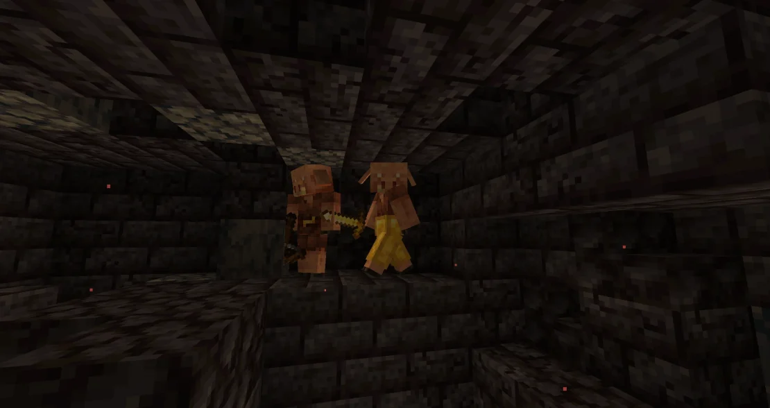 piglin and piglin brute in minecraft