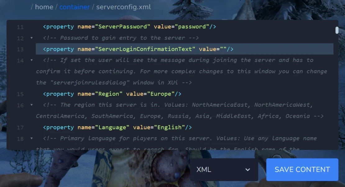 server login confirmation text 7 days to die
