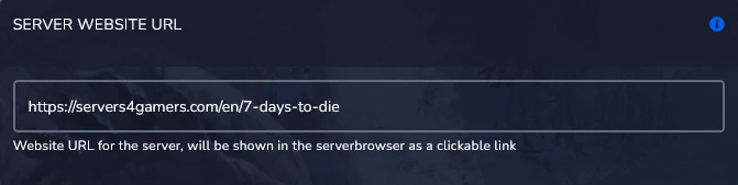 server website url 7 days to die